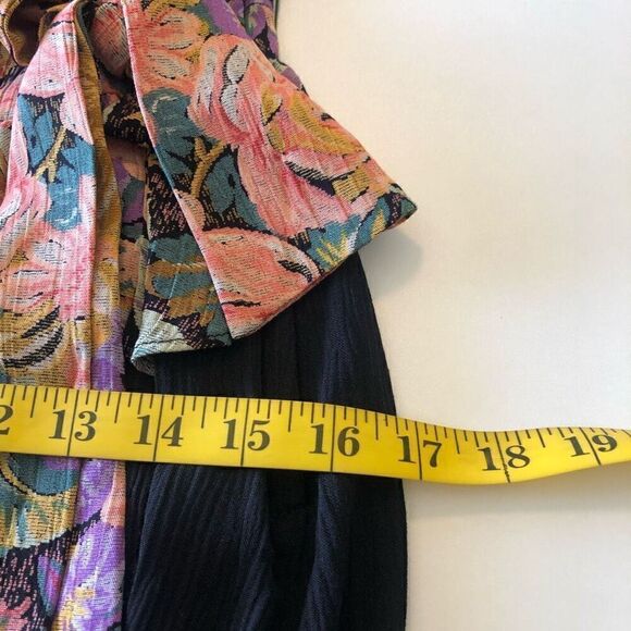 Phoebe Vintage 80’s Layered Faux Wrap Sheath Dress Size 10 - Picture 12 of 14